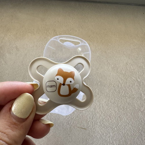 Mam Original Start pacifier for newborns, unused, fox design