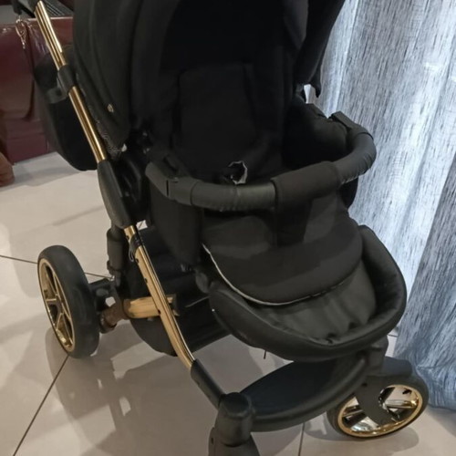 Baby Merc Faster 3 in 1 Limited Edition Black with Gold frame like new