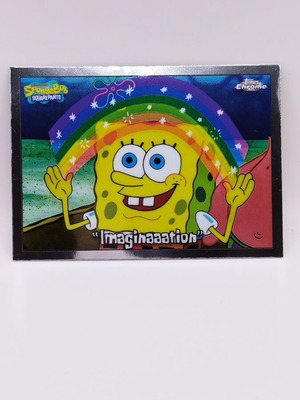 Topps Chrome SpongeBob SquarePants 25th Anniversary Imagination Insert card like new