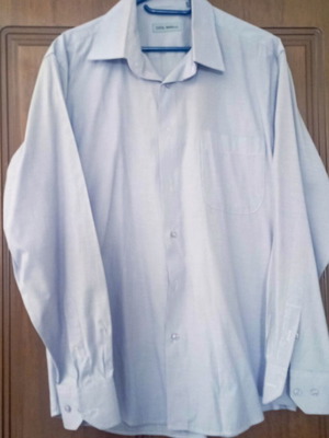 Men's shirt size L used, blue