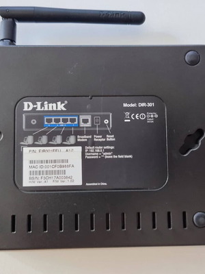D-Link Router DIR-301 like new