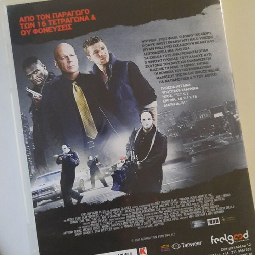 Setup DVD used, Bruce Willis, adventure with subtitles