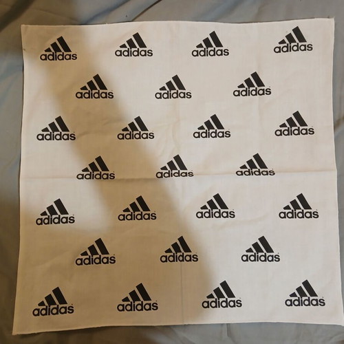 Adidas scarf like new, white and black