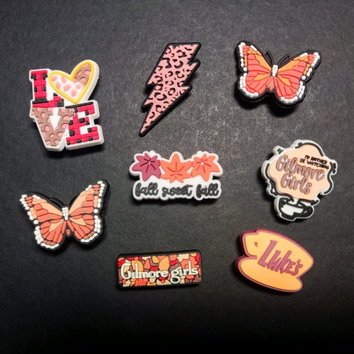Gilmore Girls The Fall Crocs Charms set brand new