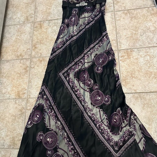 Lynne satin dress multicolored like new, size 2