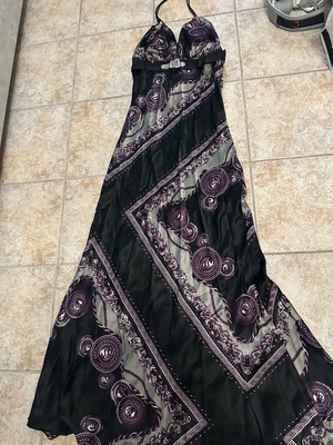 Lynne satin dress multicolored like new, size 2