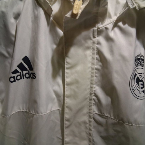 Real Madrid Windbreaker White Like New