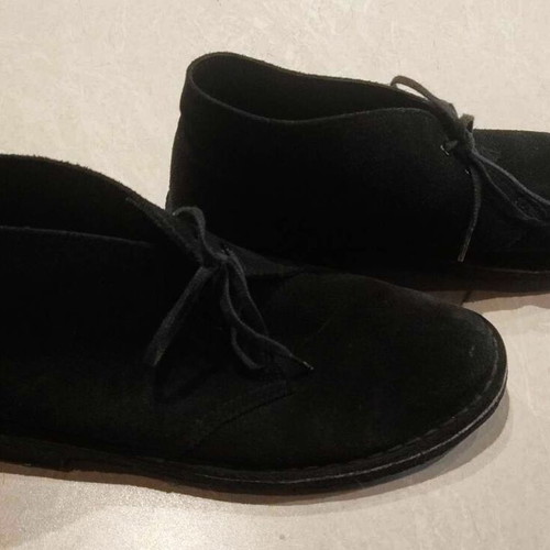 Dessert boots Clarks slightly used, black, size 41