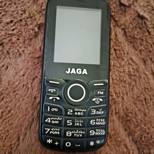 Jaga V28 N dual sim cell phone used, black