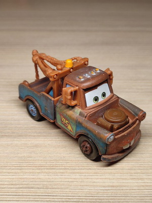 Mattel Disney Pixar Cars Mater μεταχειρισμένο μεταλλικό αυτοκινητάκι