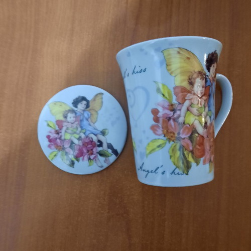 Old decorative cup used