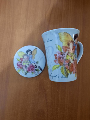 Old decorative cup used