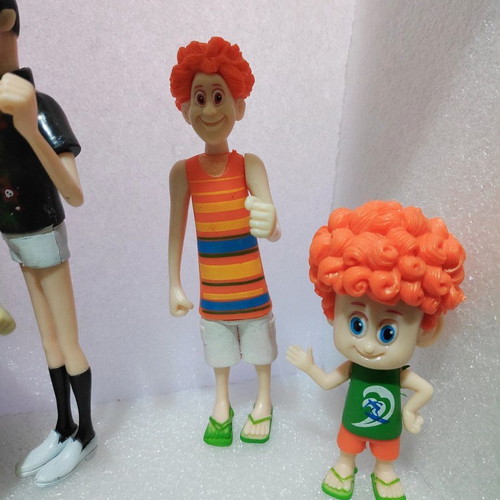 Hotel Transylvania figure set of 6, like new, with LED lights