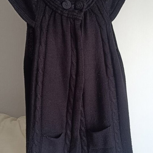 Vest with pockets used, black, one size
