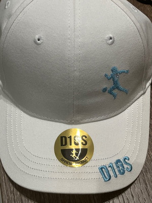 Maradona Official Store White D10S Cap new, embroidered logo
