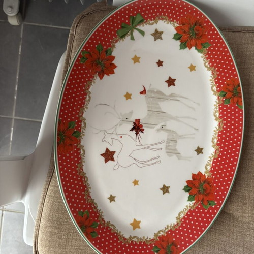 Christmas Platter like new