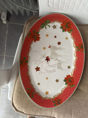 Christmas Platter like new