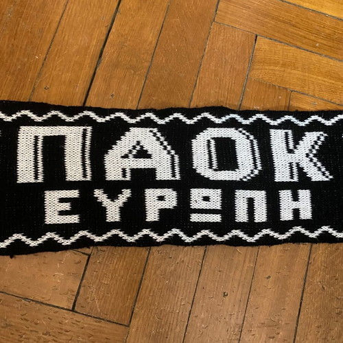 PAOK Scarf 1985-86 used, official replica