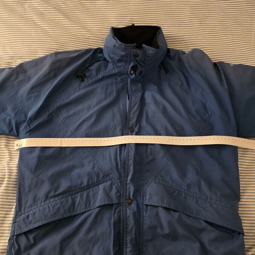Vaude jacket used blue light blue Medium vintage retro 90s 00s