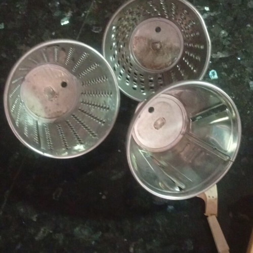 Vintage Bialetti electric grater from the 1970s, used, space age design