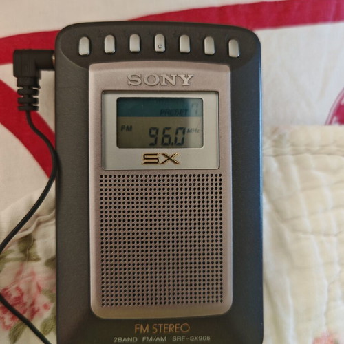 Sony SRF-SX906 ραδιόφωνο μεταχειρισμένο με ακουστικά