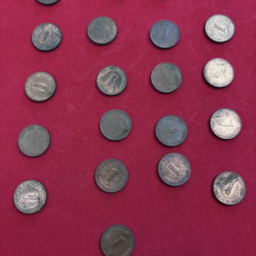 German coins, 21 pieces