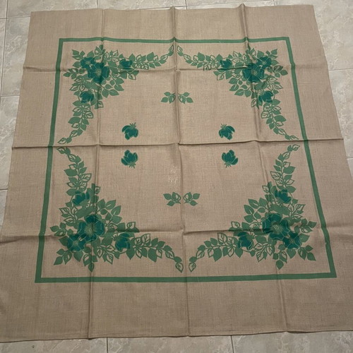 Tablecloth with design 140x140 cm new