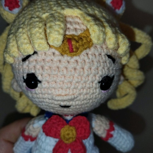 Crochet Sailor Moon doll new, handmade, 20cm