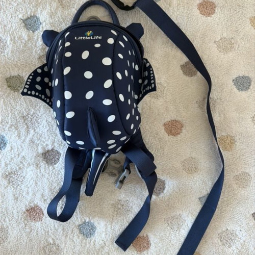 Little Life children's backpack like new, white and blue