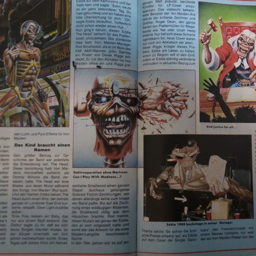 Metal Attack Iron Maiden Magazine used German edition 05/90 special
