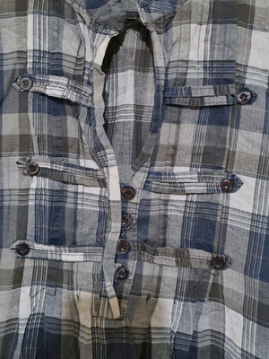Blue blouse used, size S