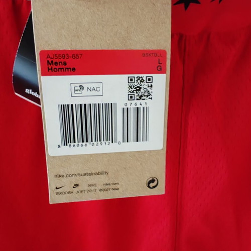 Nike NBA shorts Chicago Bulls new, size L