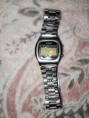 Ρολόι ανδρικό Casio 54QS-25 ψηφιακό μεταχειρισμένο, ανοξείδωτο ατσάλι