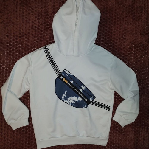 Hoodie for 9 Years Old Like New, White, Size 134 cm