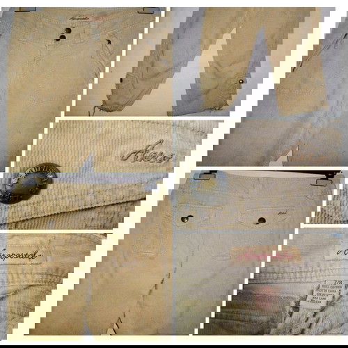 Τζιν βερμούδες Aeropostale μεταχειρισμένες, οργανικό βαμβάκι, ώχρα