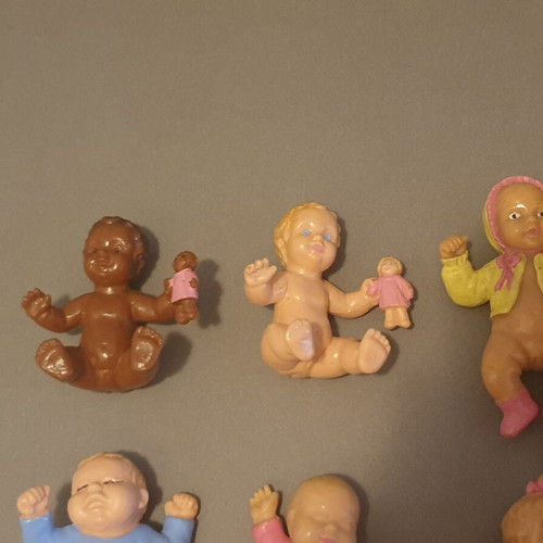 Bullyland Bully Babies dolls lot of six, like new