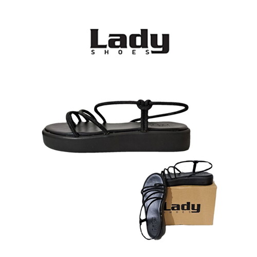 Lady Shoes Women's sandals new, size 38, black