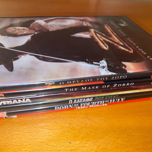 Hollywood Legends DVD set of 6 like new with Greek subtitles