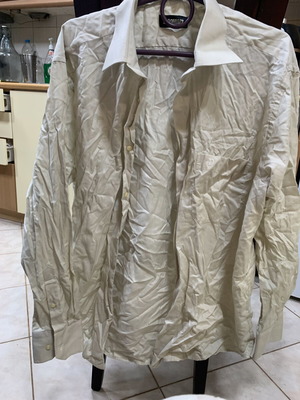 Domino men's shirt beige XL like new