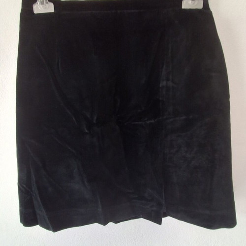 Christiano Collezione Black Velvet Skirt Size 50, New