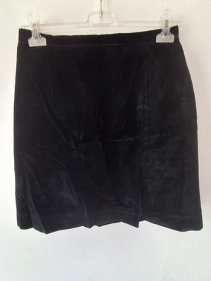 Christiano Collezione Black Velvet Skirt Size 50, New