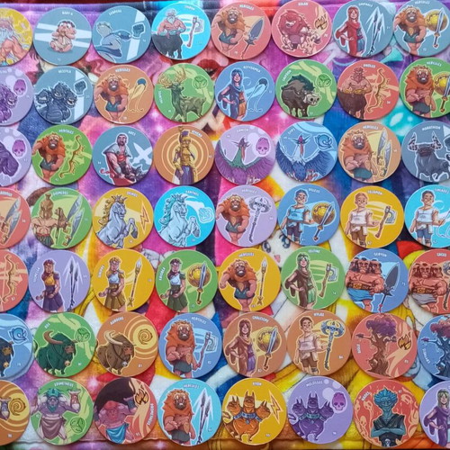Chipicao Heracles caps used, pack of 72 pieces