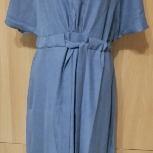 Trendyol blue midi dress size 42 xl used