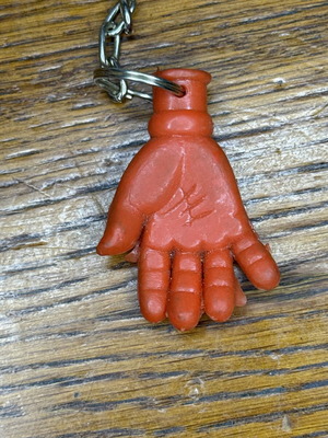 Hand keychain used