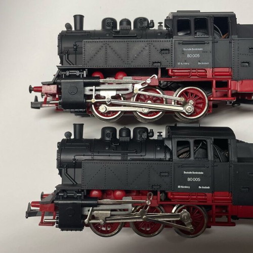 Lima HO Steam Locomotives BR 80 005 New Old Stock, pack of 2