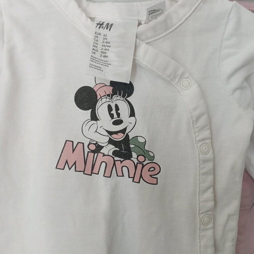 H&m bodysuit set like new, 2 pieces, 2-4 months