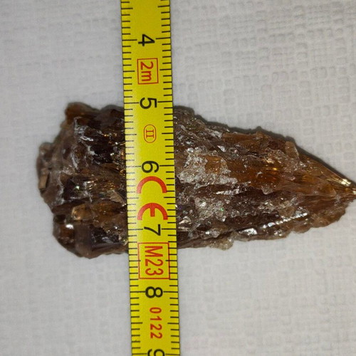 Raw natural amber 38g used, collectible mineral