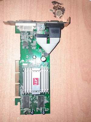ATI Radeon graphics card 128 MB used