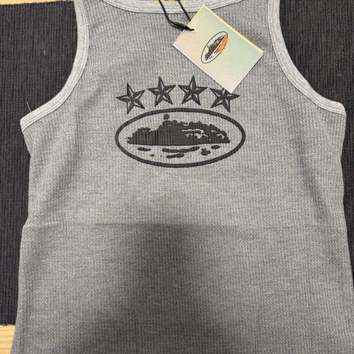 Corteiz women's tank top new, grey, size M