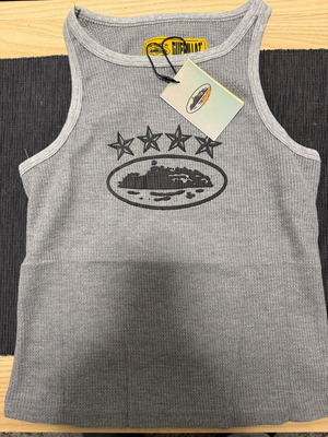 Corteiz women's tank top new, grey, size M